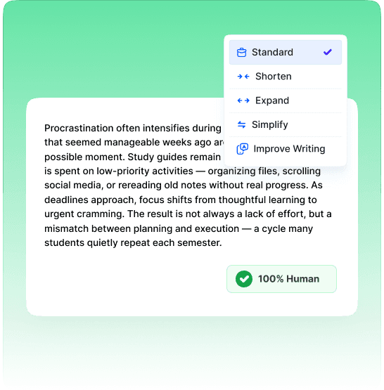 AISEO Bypass AI Detection showing 100% undetectable content transformation
