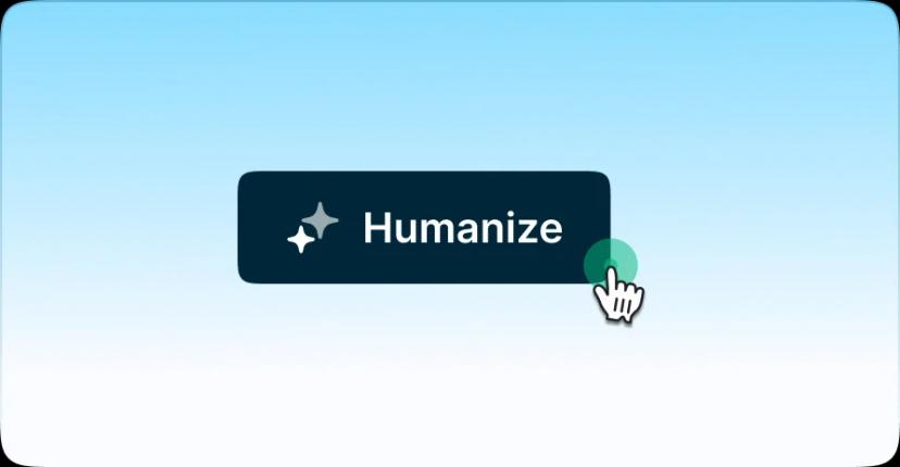 3. Click 'Humanize Text'