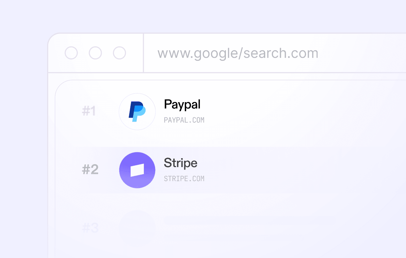 All competitors. Tracked in real time.