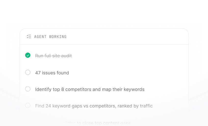 SEO Agent preview