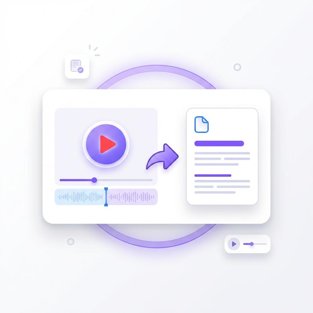 Video Summarizer converting YouTube videos to text summaries
