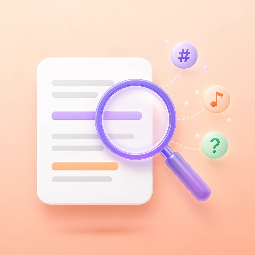 AI analyzes post and tags topic, tone, and intent