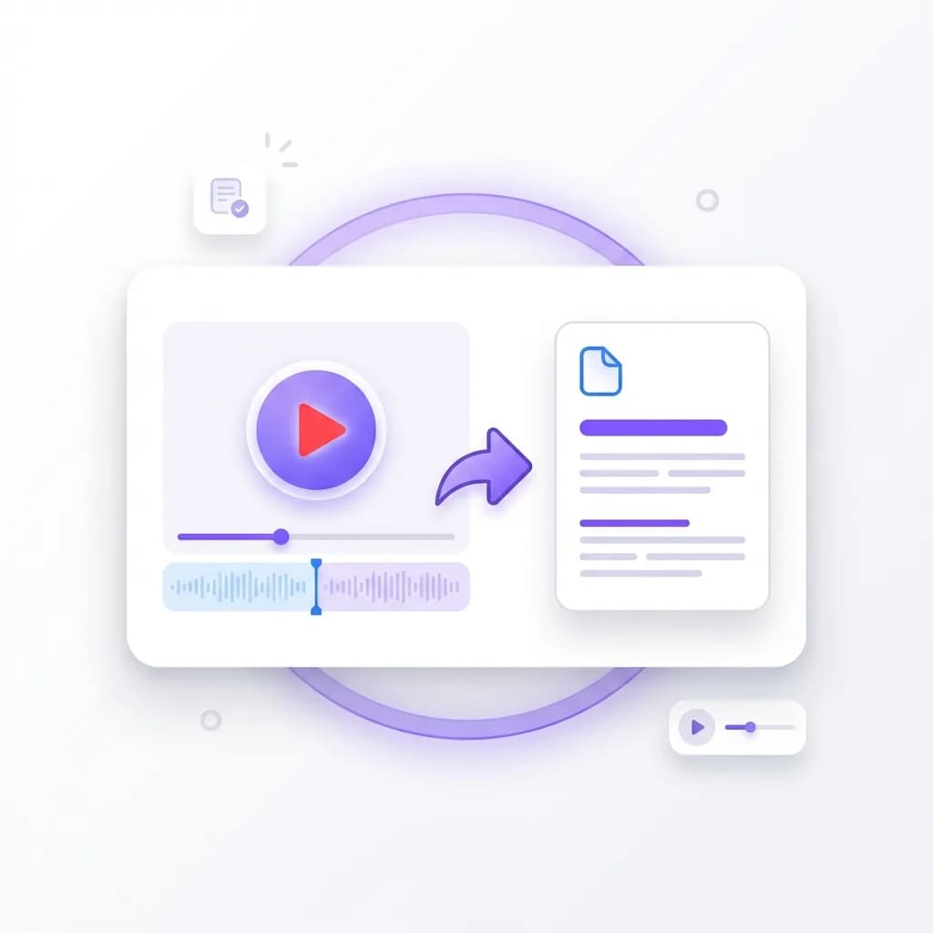 Video Summarizer converting YouTube videos to text summaries